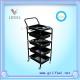 fashional  furniture 5 layers beauty furniture hair salon color cart rolling trolley
