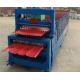 Automatic Corrugated Double Layer Roll Forming Machine With Manual Decoiler