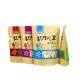 Manufacturer Top Quality Custom Logo Fda Food Grade Packing Brown Kraft Paper Bag With Zipper