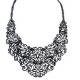 Sparkle Dance Wear Accessories Black Hollow Crystal Collar Necklace