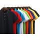 Pure Cotton Casual Work Uniforms , Custom Logo Adults Work Uniform Polo Shirts