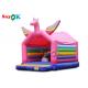 5x4mH Princess Pink Rainbow Unicorn Inflatable Bounce Castle For Kid