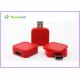 Plastic Square USB Flash Drive , OEM Popular Quadrate Shape USB Flash Drive