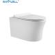 Sanitwell SWJ0925 Bathroom wc white toilet bowl rimless flush