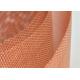 Red Copper Mesh Cloth , Copper Wire Screen 200 250 Mesh For Shielding Industry