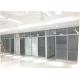 12mm Tempered Glass Single Glazed Partition , Full Height Glass Partition