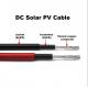 Black / Red Solar Direct Current Cable For Extreme Temperature Conditions -40C To 90C