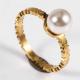 Elegant Stainless Steel Jewellry PCR0103 Gold Plated Rings For Womens