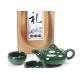 Gift Packing Promotional Ceramic Mugs Green Small Ceramic Tea Cups With Teaport