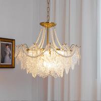 Luxury Villa Living Room Chandelier Glass Lampshade Fancy Chandelier(WH-CY-246)