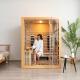 3 Person Bluetooth Compatible Wooden Steam Infrared Sauna For Home