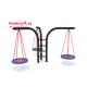 Innovative Design Playground Equipment Swings 1.5 M³ Galvanized Material