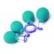 Green 4pcs Silicone Anti-Cellulite Massager Cup Vacuum Cupping Set Facial Massage Cups Chinese Suction Cup
