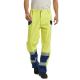 Three Layer Laminated Flame Resistant Arc Protection Rain Gear Work Pants For Electric Work Environment