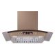 Stainless Steel Glass Arc Chimney Hood Low Noise Electric Wall Mounted Hood