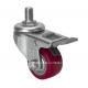 Edl Mini 1.5 40kg Threaded Brake TPU Caster 26415-86 with 2mm Thickness