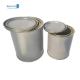 Custom Empty Paint Tins 1 Litre Round Automotive Paint Cans With Tight Triple Lid