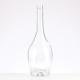 375ml 500ml 750ml Round Shape Clear Glass Liquor Bottle for Beverages and Spirits