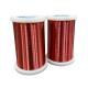 Red Color Enamelled Round Copper Wire 0.05mm-1.5mm Suitable For Communication Equipment