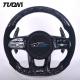 Suede Mercedes Benz Steering Wheel A45 W204 W205 CLE GLC Forged Carbon Fiber Steering Wheel