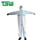 BFE 99.9% Anti Blood Disposable Microporous Coverall With Tape
