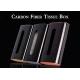 corrosion resistant 3K Glossy Carbon Fiber Tissue Paper Box