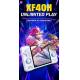 XF40H Retro Handheld Video Game Console 4 Inch IPS Screen Classic Portable Pocket Video Player Boy Gift