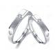 High quality 925 sterling silver rings diamond couple rings