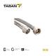 Length 10cm To 200cm Stainless Steel Flexible Hose For  Saturated Steam 90B