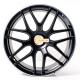 Forged Cross Sopke 22 Inch Matte Black Alloy Rims For Mercedes Benz