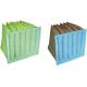 Medium Efficiency F5 - F9  Pocket Air Filter Synthetic Fiber Material