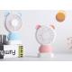 Ling long Rabbit Handy desk led light fan / usb charge li-ion battery windy  air conditioner neck fan