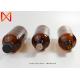 Round  Brown Essential Oil Bottles Modern Stylish Precious For Beauty Cosmetics