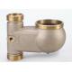 Customized Vertical Type Brass Body Water Meter For Non Causticity Liquid DN15 - DN50