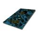 Blue Ripple Pvd Metal Decorative Sheet Water Wave Stainless Steel Panel