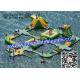 Inflatable Aqua Park For Adults And Kids , Amusement  Water Park CE / EN