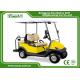 EXCAR Yellow 48V Electronic Golf Carts CHAFTA Approved 3.7KW ADC Motor