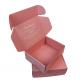 PDF AI Pink Cardboard Flip Cosmetic Packaging Paper Box Aqueous Coating