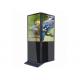 Metal Vertical Outdoor LCD Digital Signage Double Sides Weather Proof 