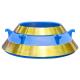 100TPH Limestone Cone Crusher Equipment Wear Spare Parts Concave Bowl Liner