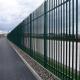 Hot dipped galvanized security steel  D type W type palisade fencing
