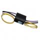 IP54 500rpm Fiber Optic Rotary Joint 1 Circuit Fiber / 12 Circuits 20A /24 Circuits Signal