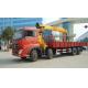 6 Wheels Special Purpose Trucks DFL1311A3 16 Tons 8X4 Cargo Truck With Crane