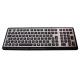 Small IP65 dustproof and waterproof panel mount keyboard with 103 keys