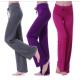 Wide Leg Women'S Bamboo Yoga Pants , Bamboo Gym Clothes OEM Service