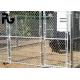 Farm 5ft Black Chain Link Fence , White Vinyl Coated Chain Link Fence