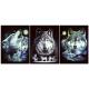 CMYK 3D Wolves Image Lenticular 3d Pictures PS Frame For Office Decoration