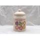 Favourite Ceramic Cookie Jar Dolomite Food Canister With Beautiful Decal