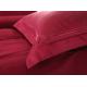 Red Home Textile Products King / Queen Bed Sheet Sets Good Moisture Absorption