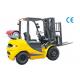 Speed 20 km / H Dual Fuel Forklift 3.5 Ton , LPG Forklift Truck With Clear